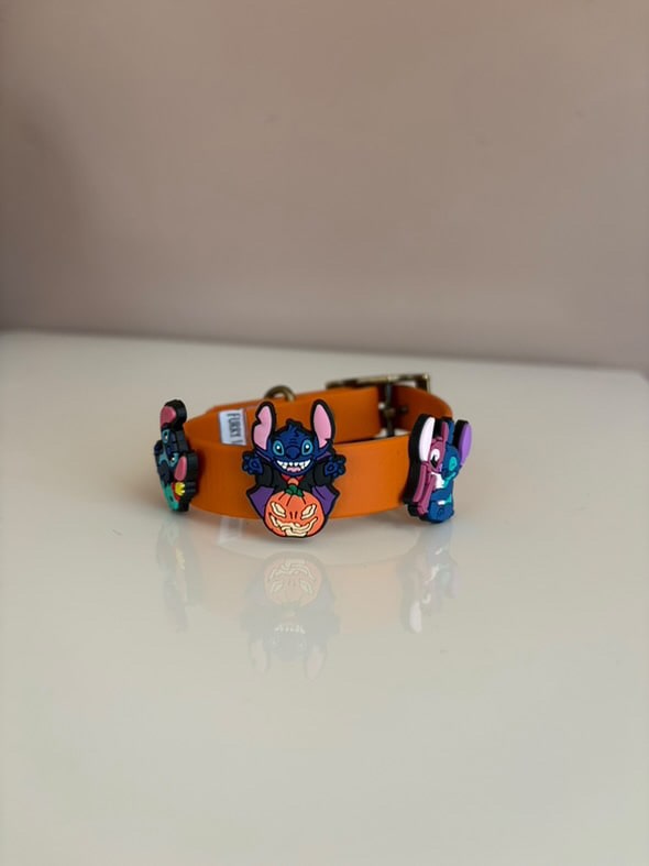 Biothane collar - Autumn Leaves