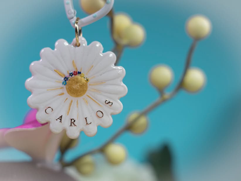 Daisy - Clay Charm