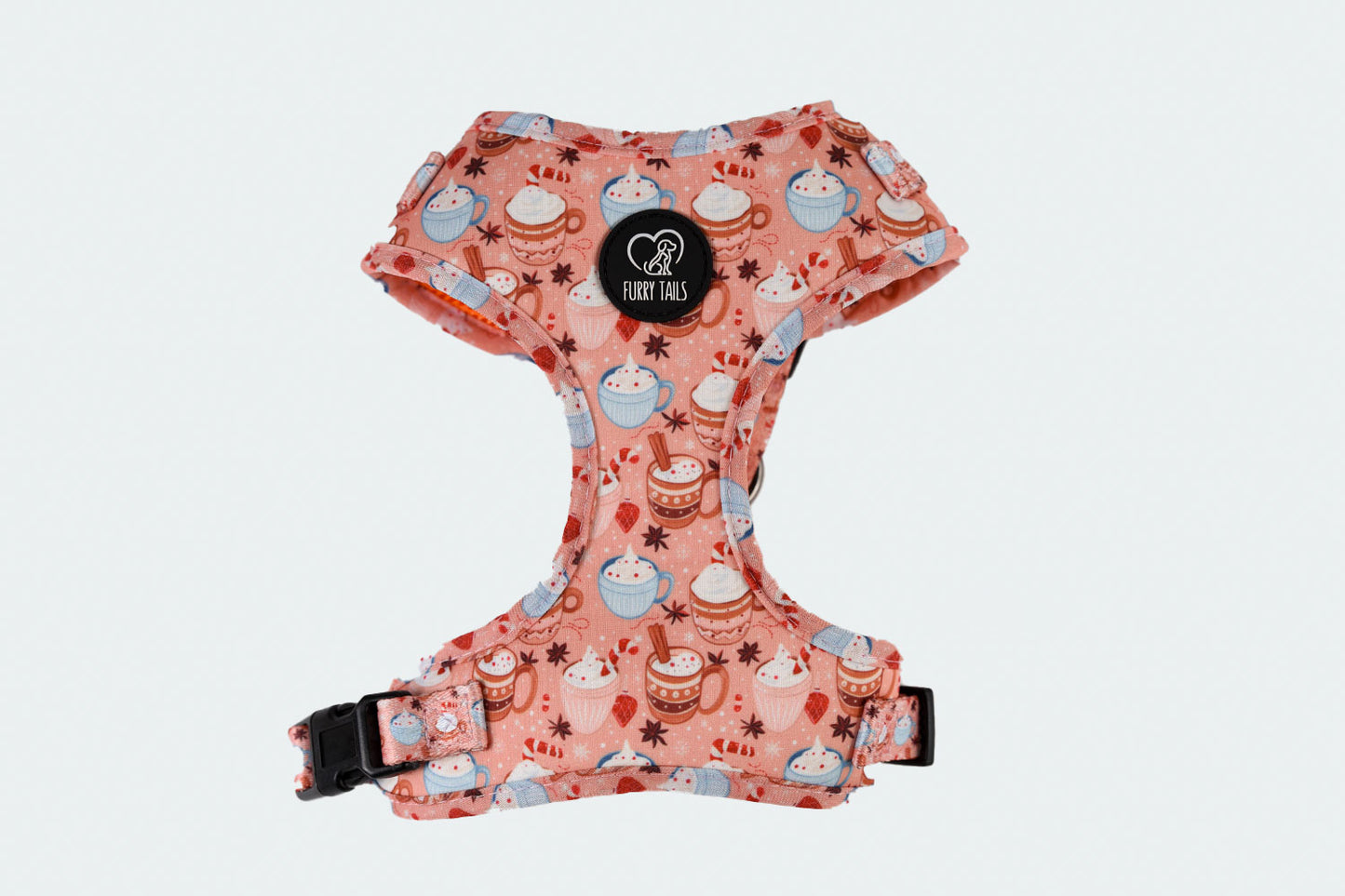 Adjustable Dog Harness - "Puppuccino and Cream"