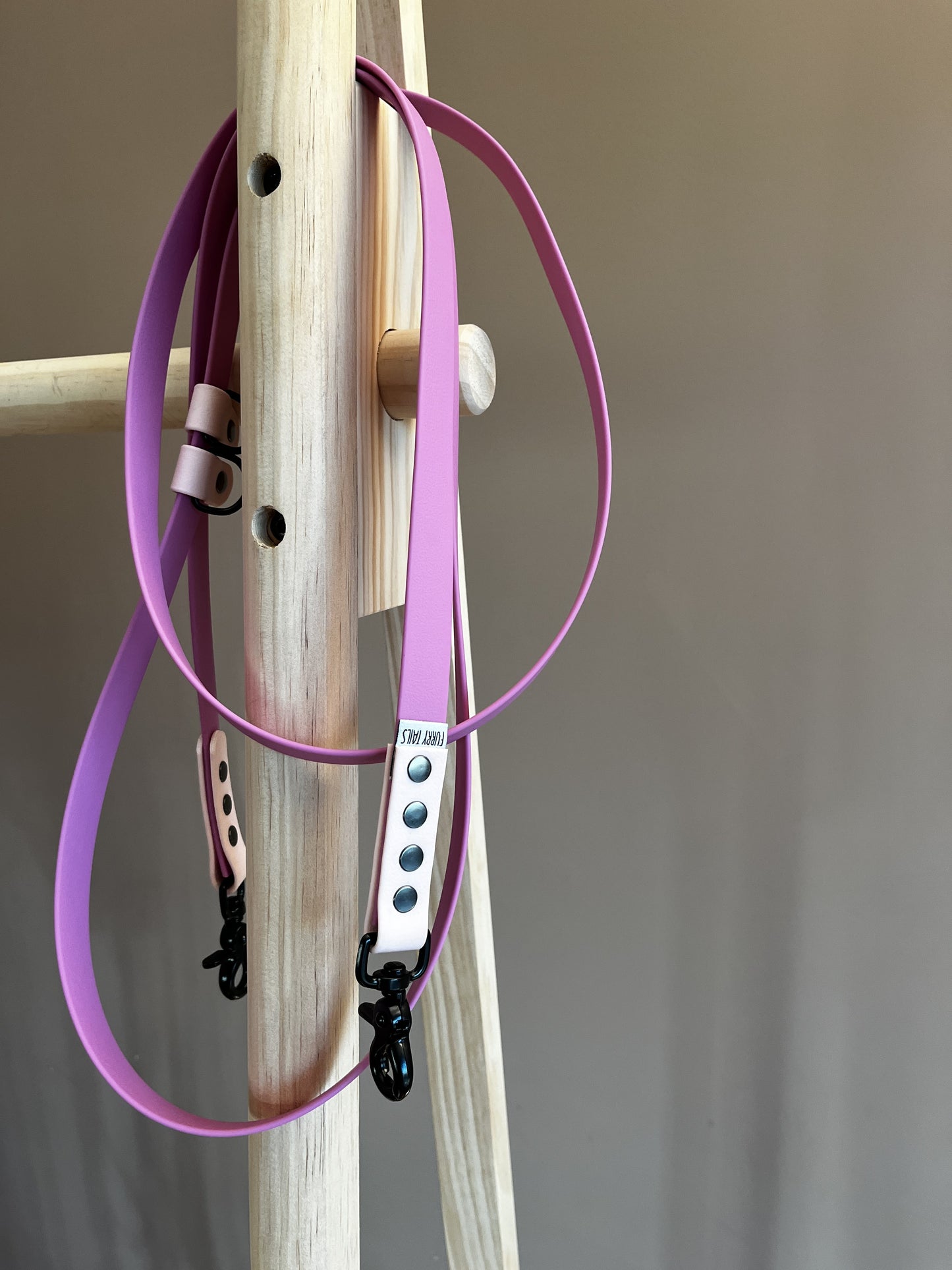 Handsfree Waterproof Leash - "Love You To The Moon And Back" Black