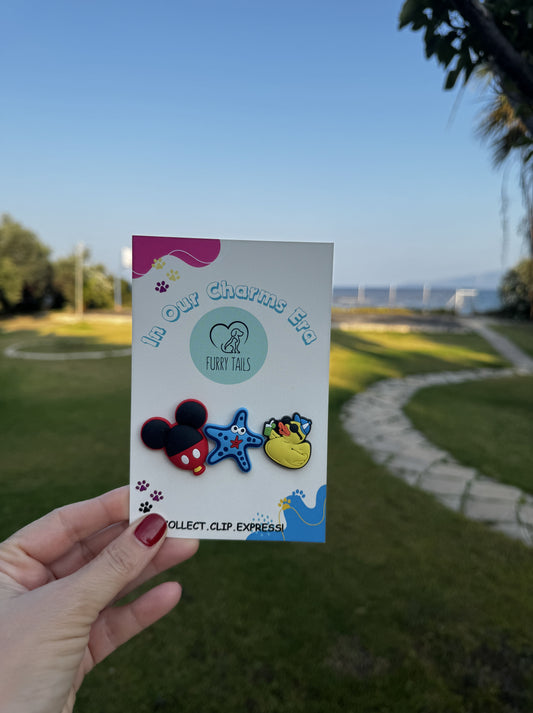 Triplet Charm Set - "I'm a Sea Star"