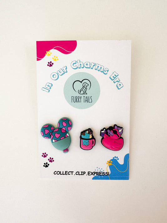 Triplet Charm Set - "Cool Micky"
