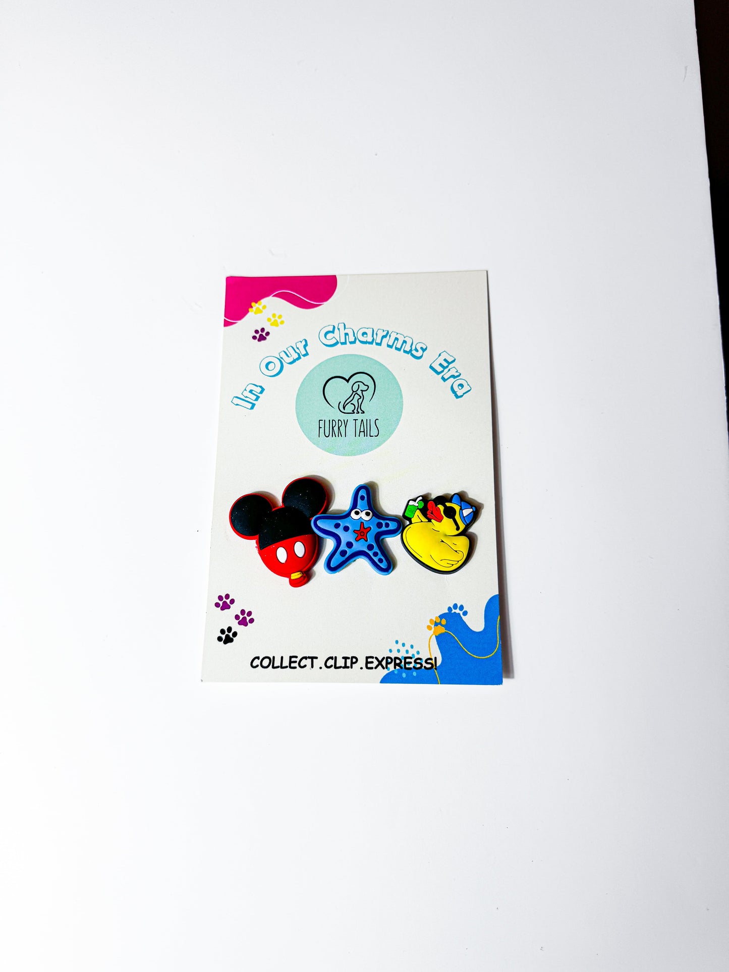 Triplet Charm Set - "I'm a Sea Star"