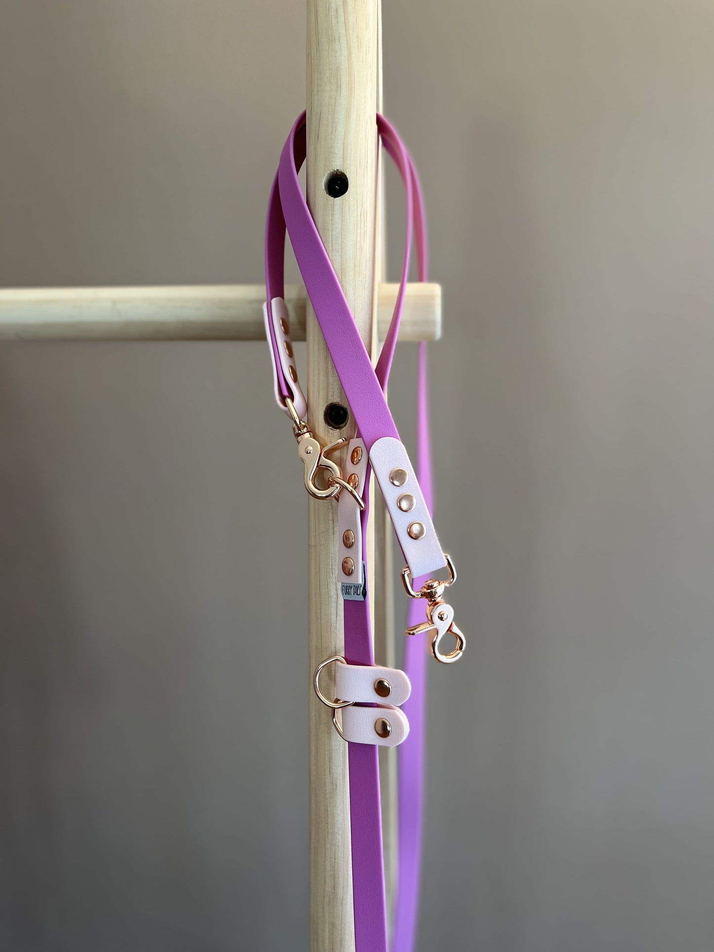 Handsfree Waterproof Leash - "Love You To The Moon And Back" Rose Gold
