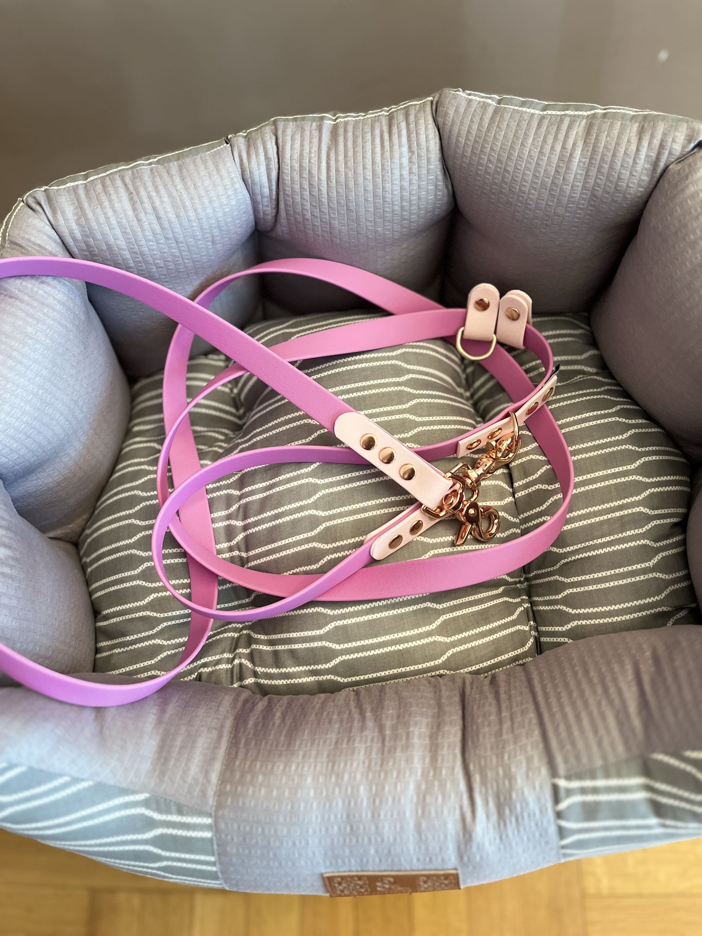 Handsfree Waterproof Leash - "Love You To The Moon And Back" Rose Gold