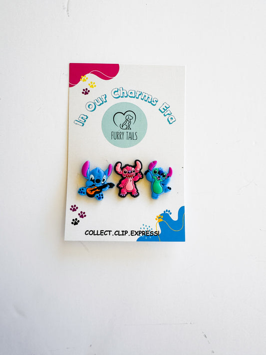 Triplet Charm Set - "Stitch Party Animal"