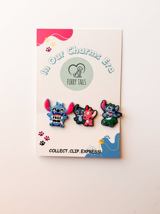 Triplet Charm Set - "Free Hugs"