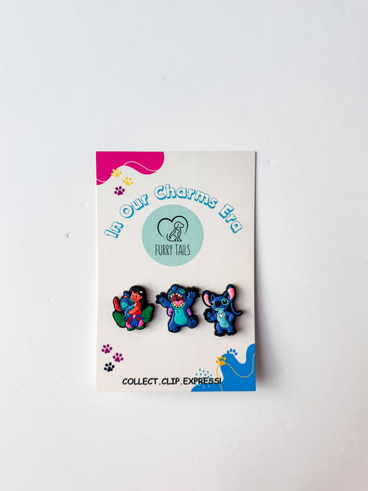 Triplet Charm Set - "Aloha Stitch"