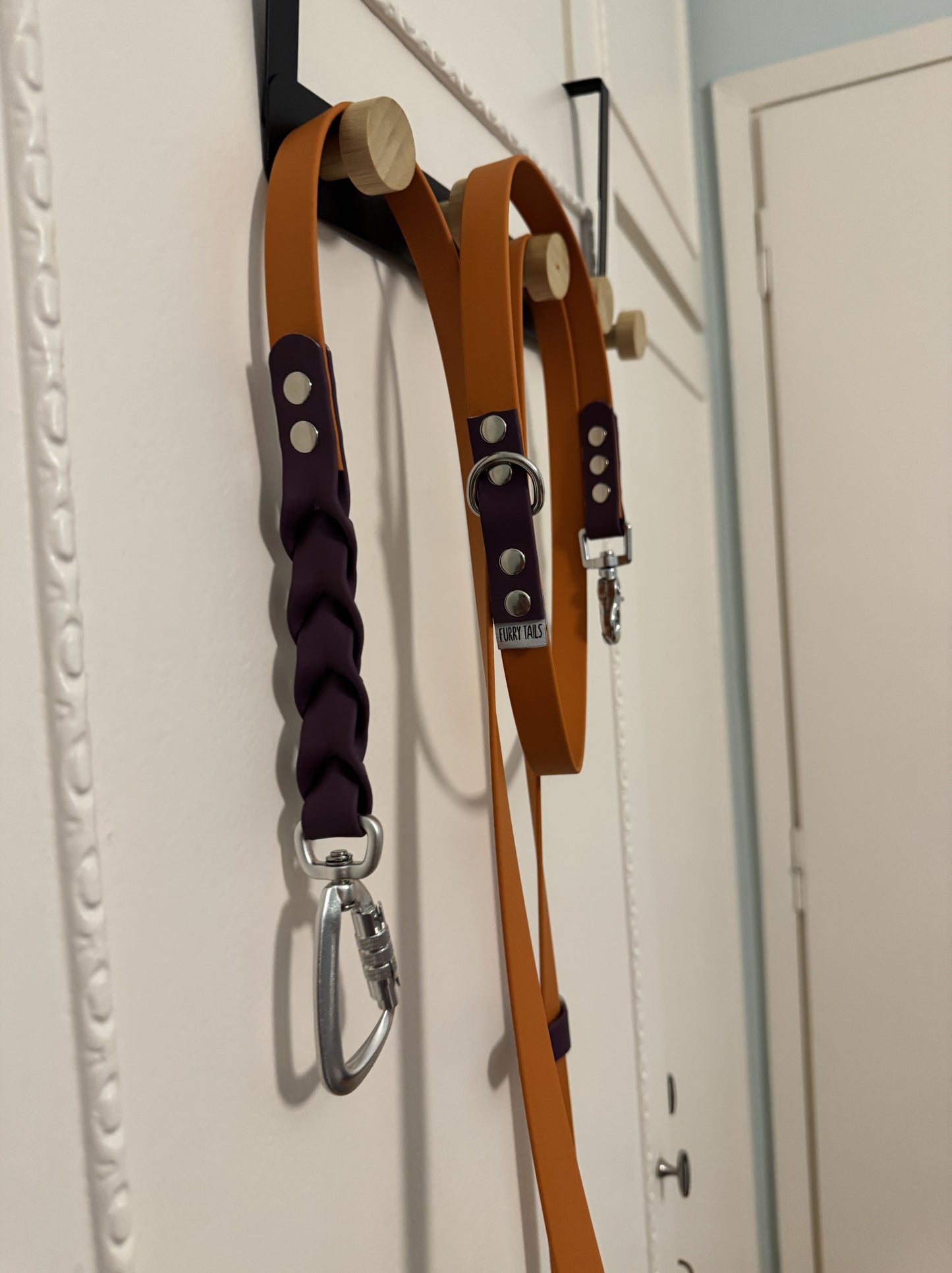Biothane Handsfree Leash - Autumn Orchid- Bleed Knot