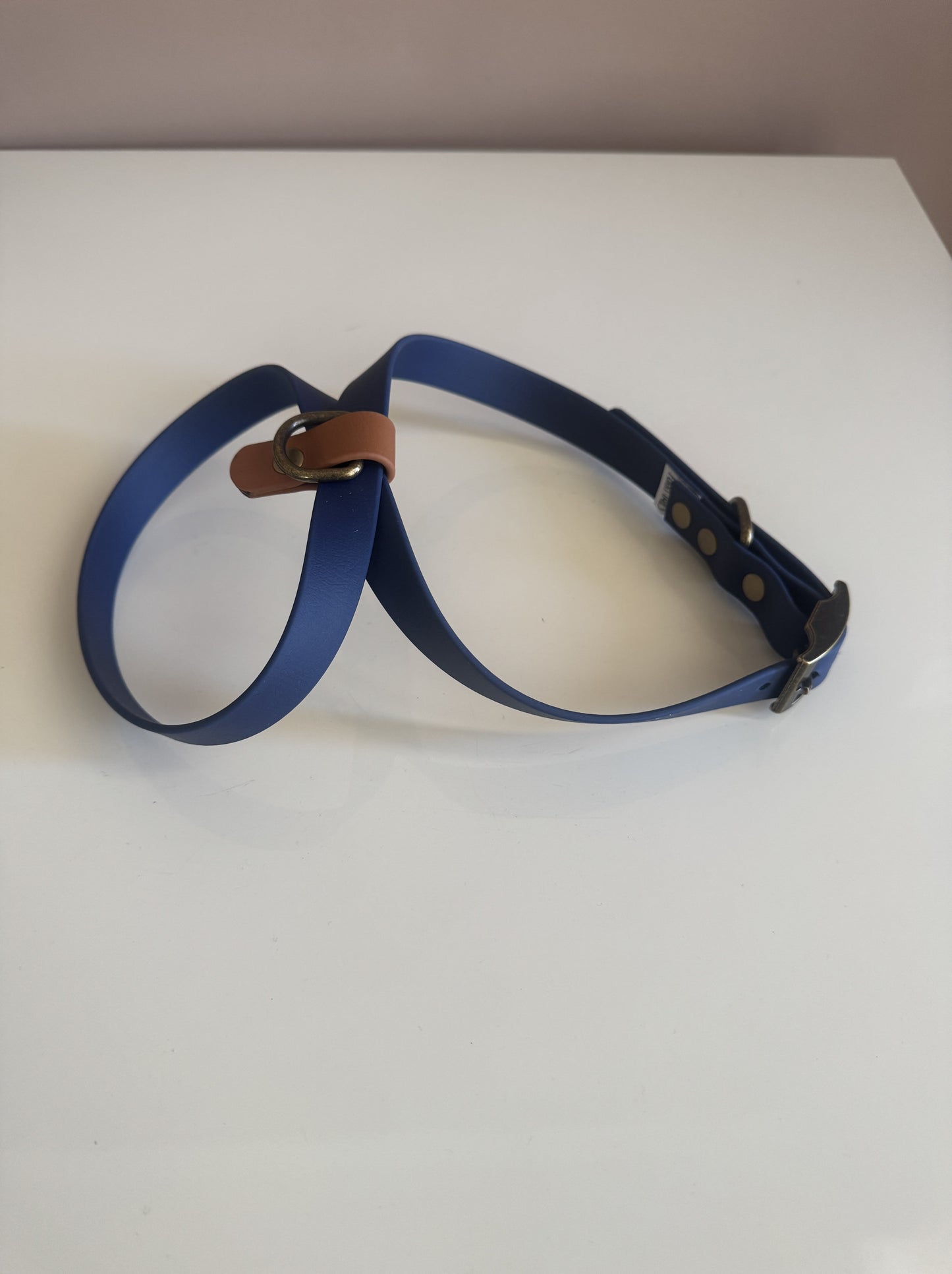 Biothane Harness –Blue & Brown