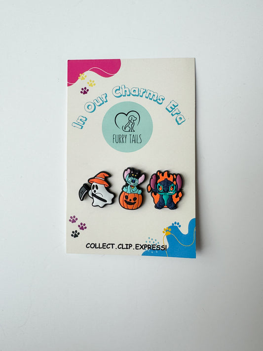 Triplet Charm Set - "Spooky Season"