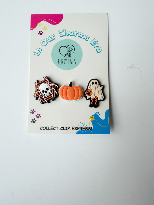 Triplet Charm Set - "Halloween"