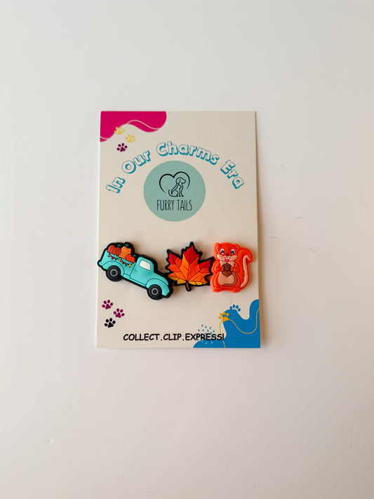 Triplet Charm Set - "Autumn"