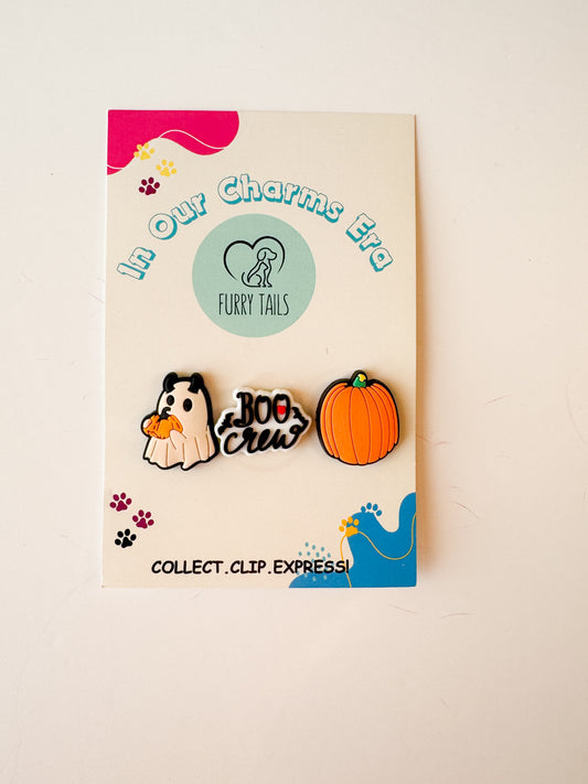 Triplet Charm Set - "Boocrew"