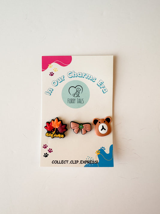 Triplet Charm Set - "Autumn Colors"