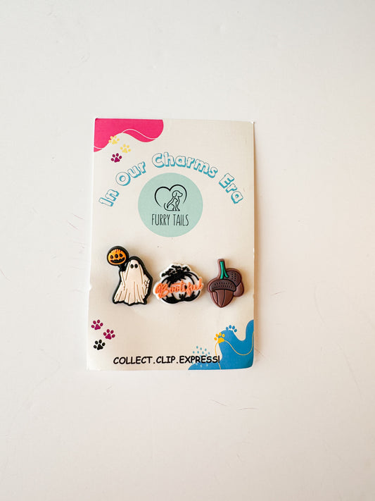 Triplet Charm Set - "Bootiful"