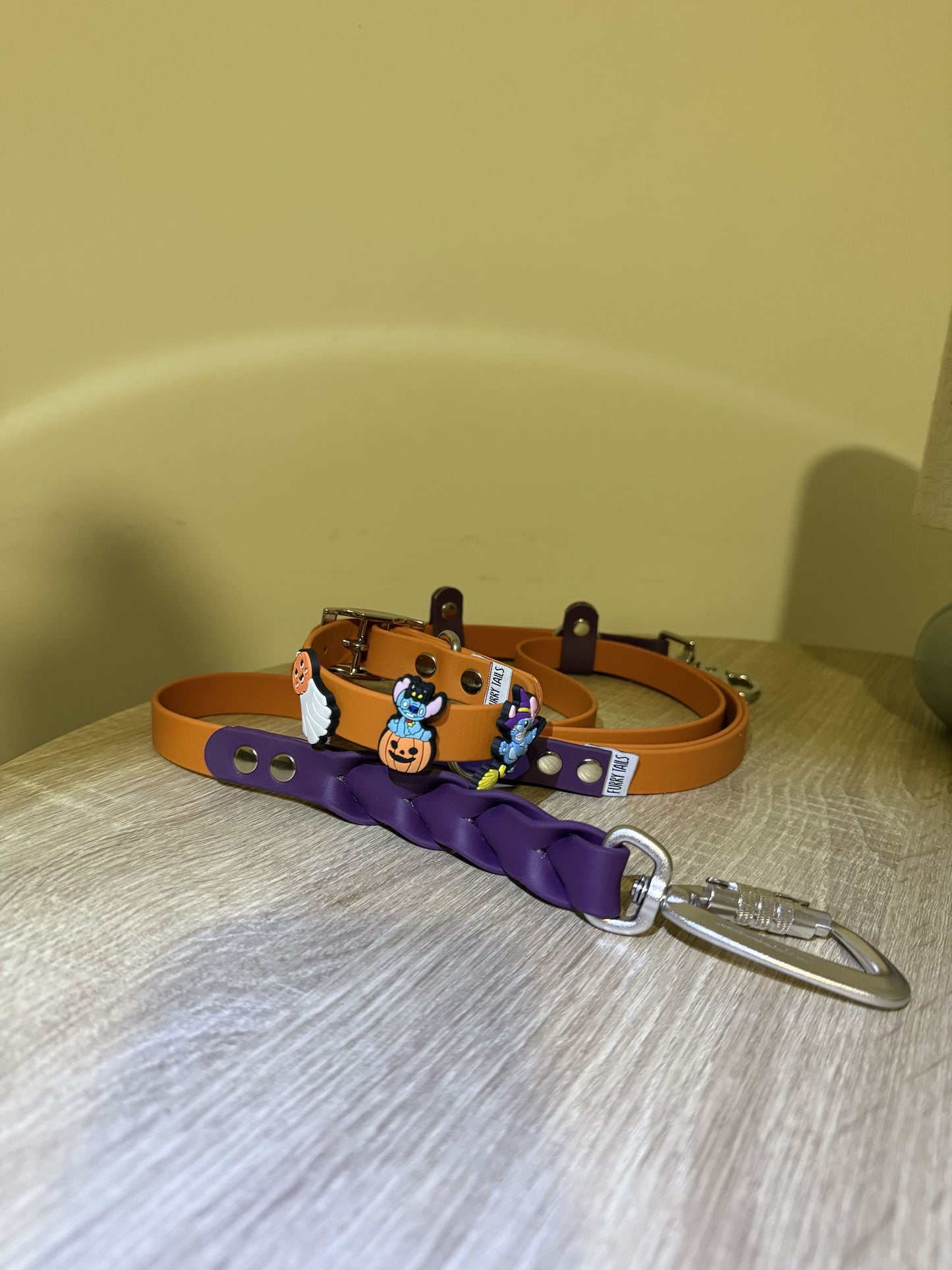 Biothane Handsfree Leash - Autumn Orchid- Bleed Knot