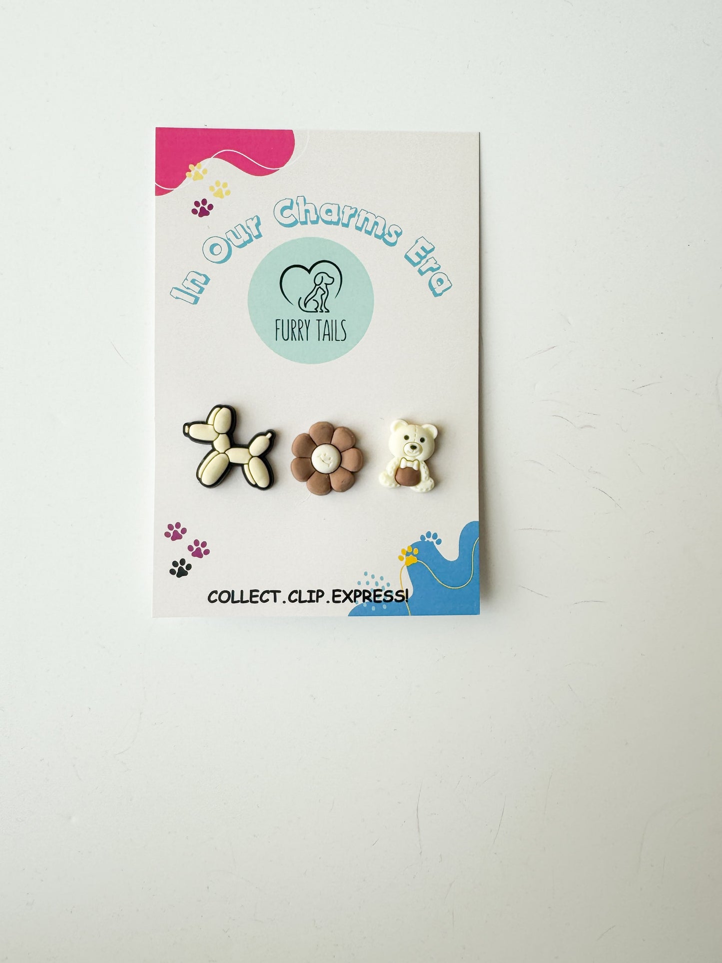 Triplet Charm Set - "Little Bear"