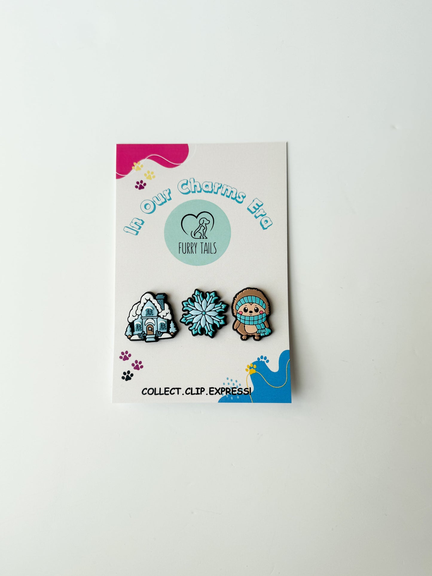 Triplet Charm Set - "Chilly season"