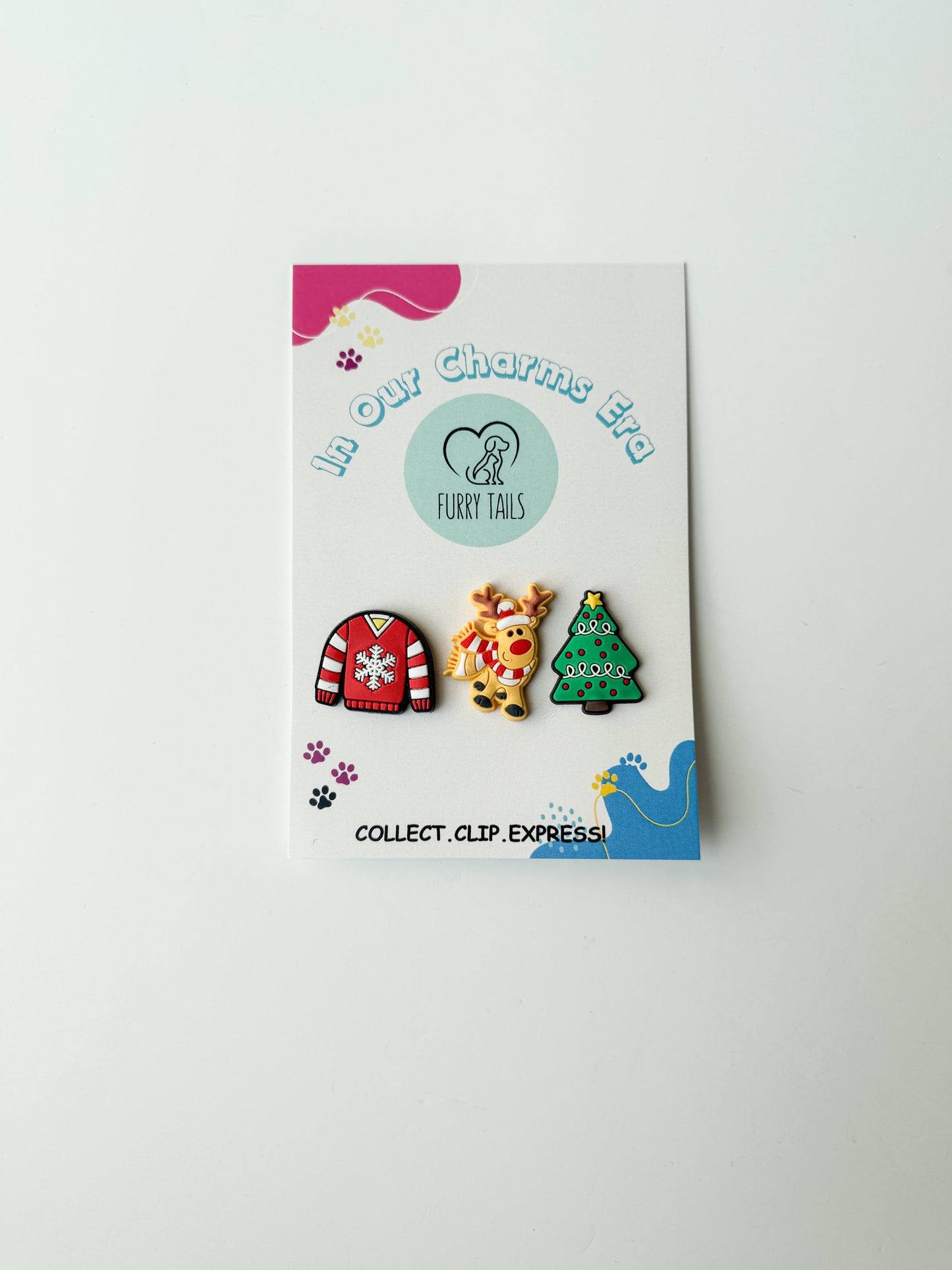 Triplet Charm Set - "Ready for Christmas"
