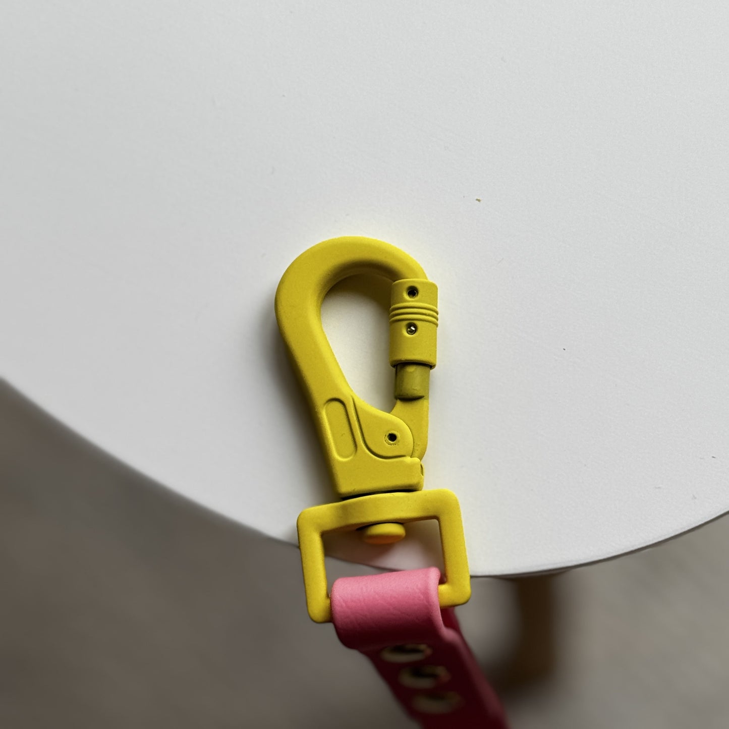 Biothane Handsfree Leash - Pink & Yellow
