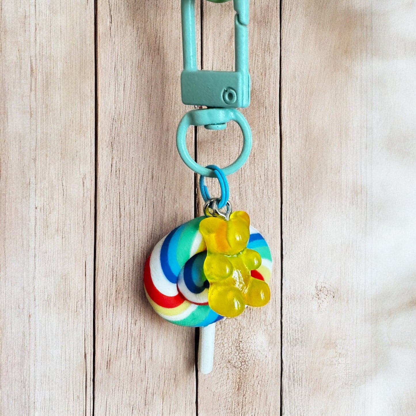 Lollipop Charm -Aqua