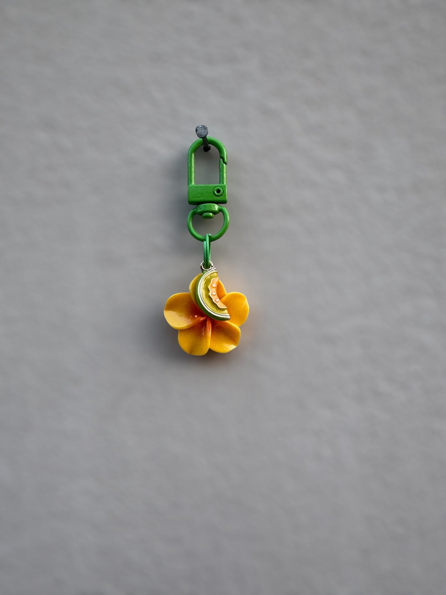 Tropical Flower Charm - Yellow