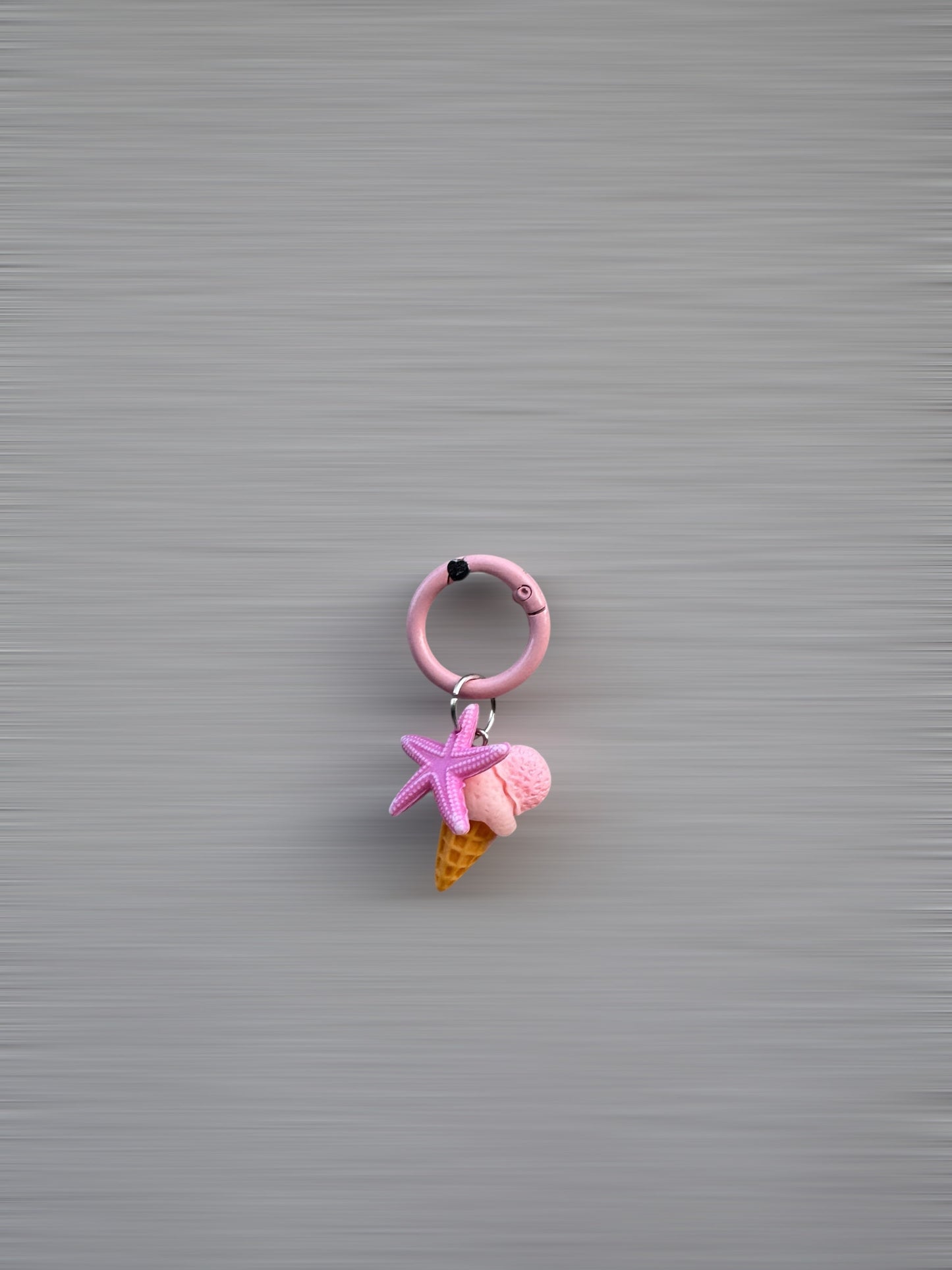 Ice Cream Charm -Pink Starfish