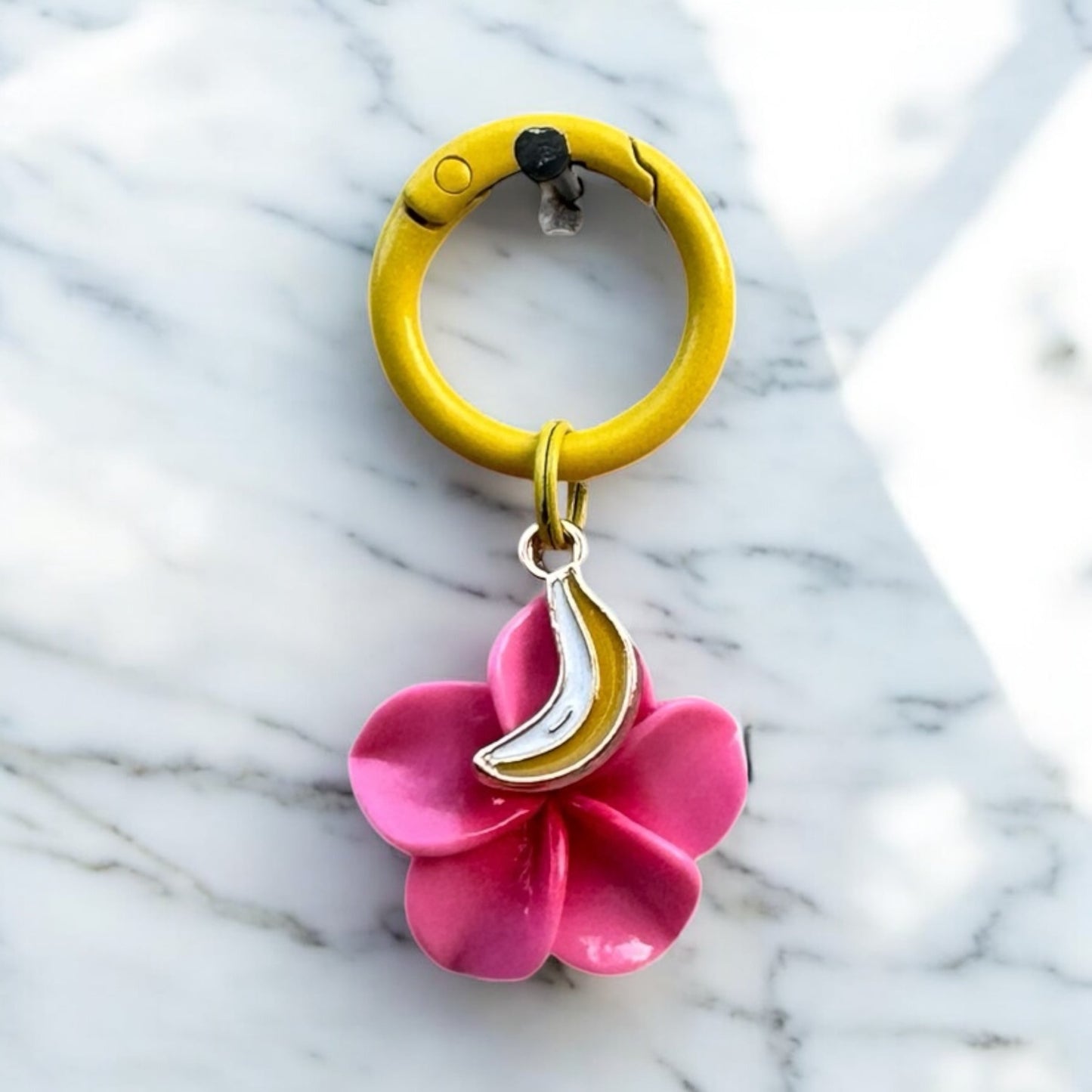 Tropical Flower Charm - Fuchsia