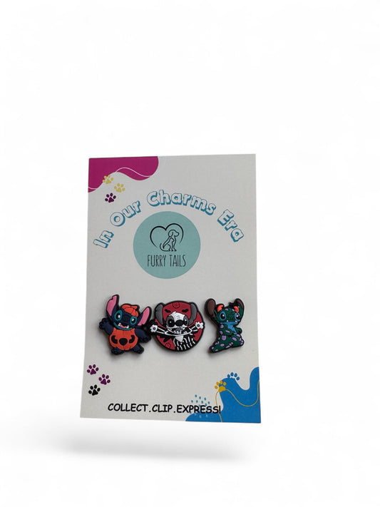 Triplet Charm Set - "Happy Halloween"