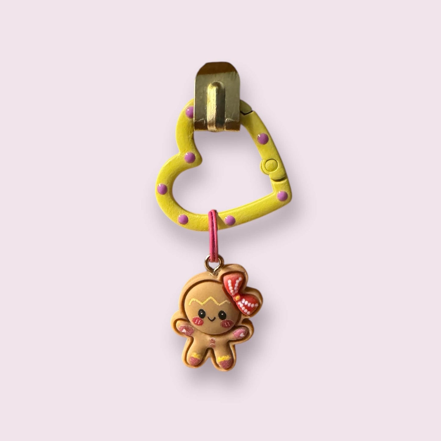 Gingerbread Girl Clip-on Charm