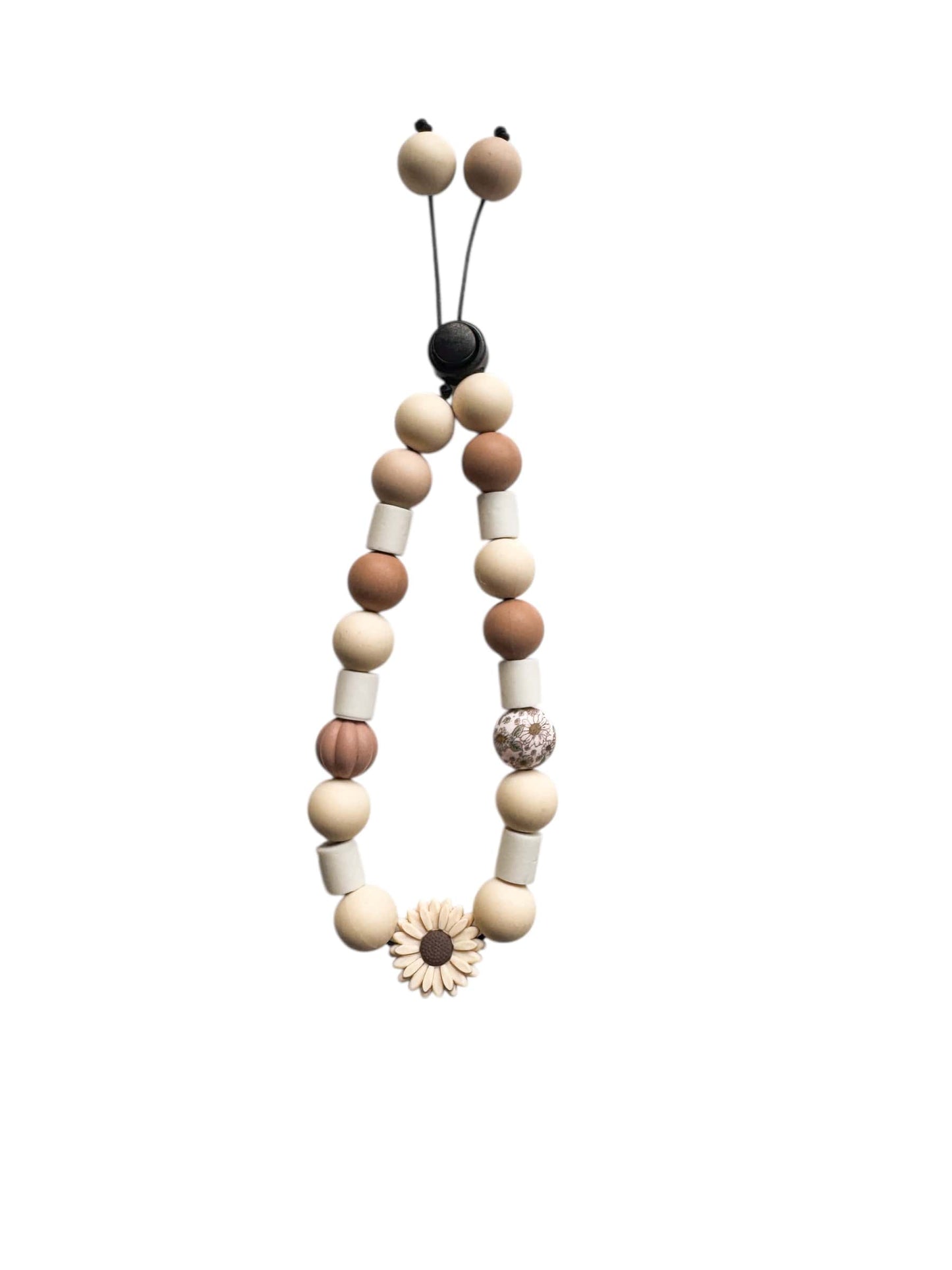 Cappuccino EM Beads Necklace