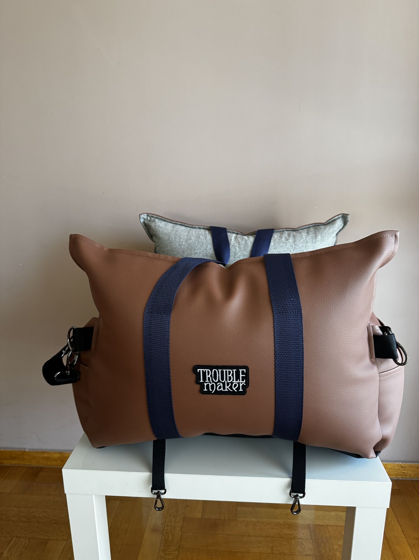 Luxury Dog Car Seat / Travel Bed - "Commander Cosmo"