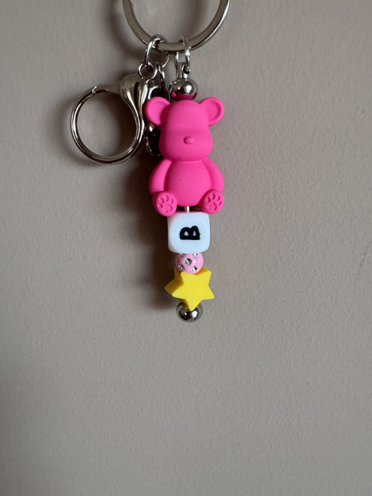 Key-ring Little Bear Fuchsia