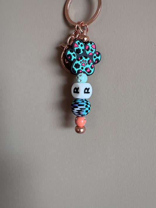 Key-ring Paw Lover Aqua