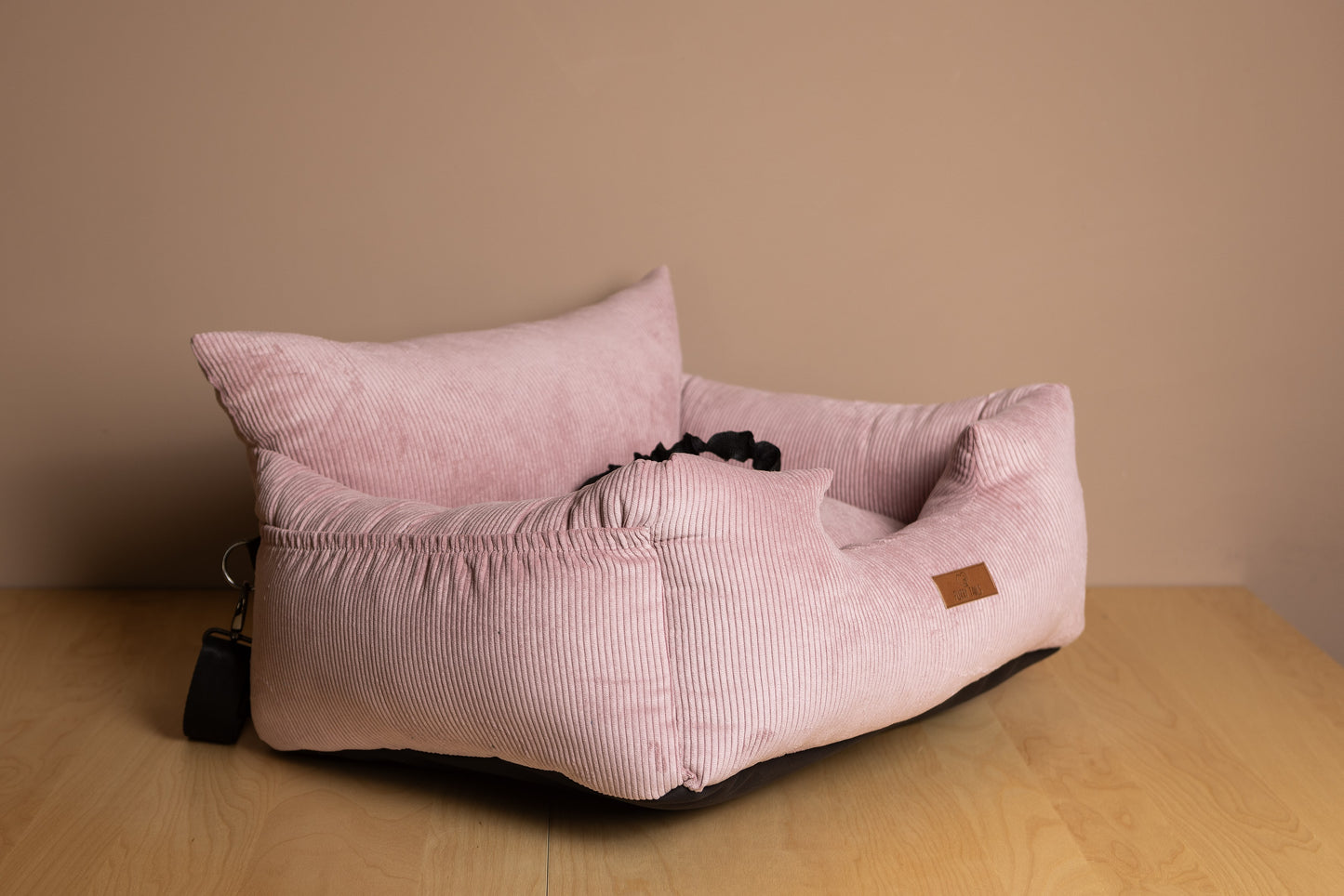 Luxury Dog Car Seat - Corduroy Rose Pink