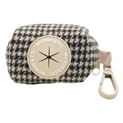 Houndtooth Poop Bag Holder