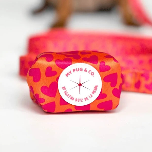 Hearts Poop Bag Holder by Agatha Ruiz de la Prada