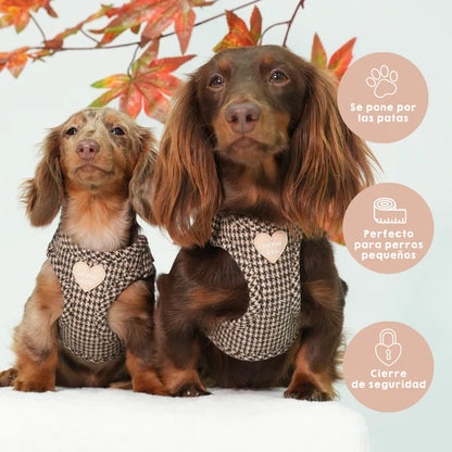 Houndstooth Step-In Harness