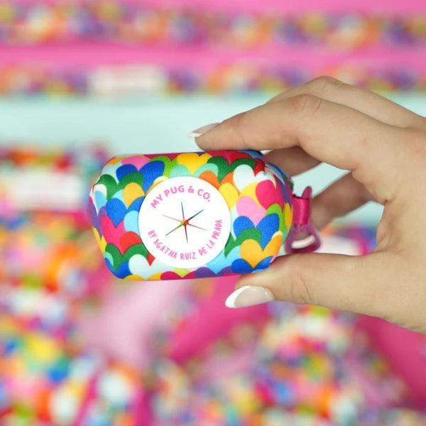 Pop Hearts Poop Bag Holder by Agatha Ruiz de la Prada