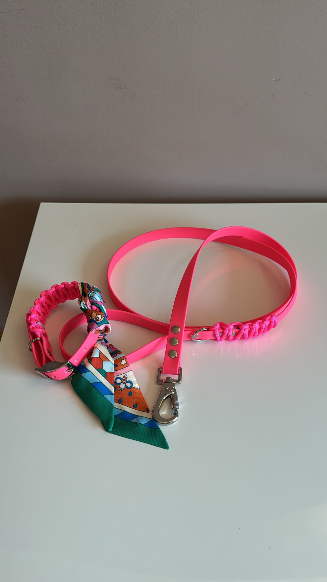 Pink Pop Βiothane Leash