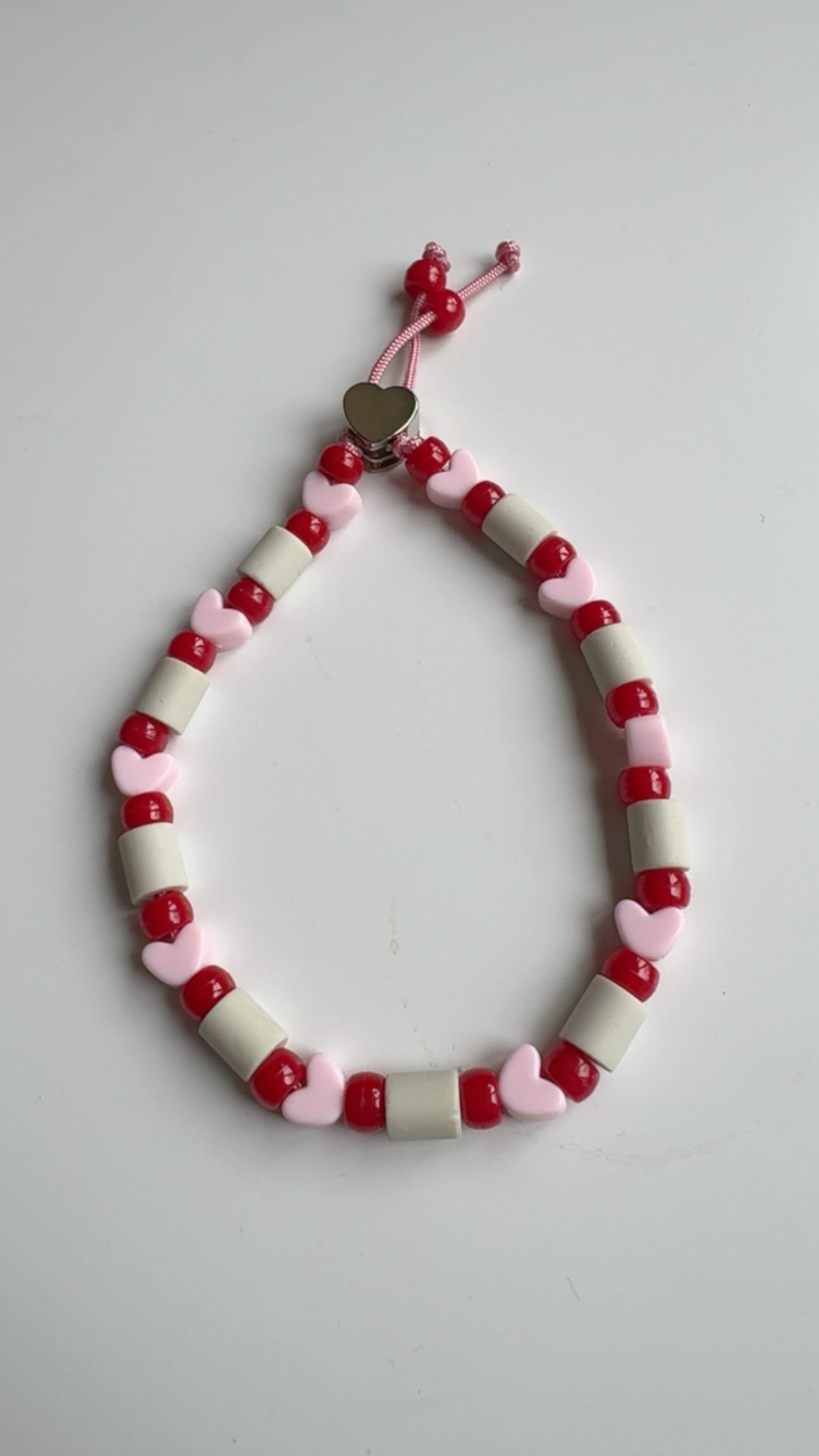 Strawberry Love EM Beads Necklace