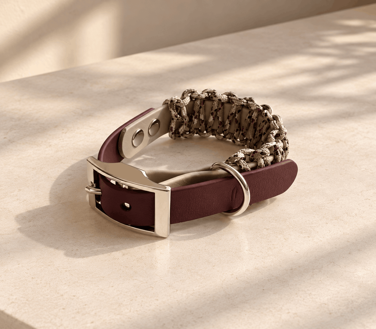 Espresso Cream Biothane Leash