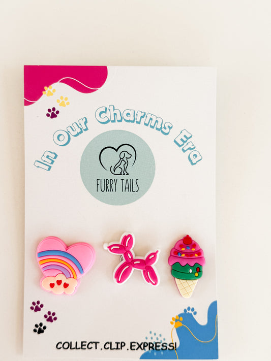 Triplet Charm Set - "Just Adorable"