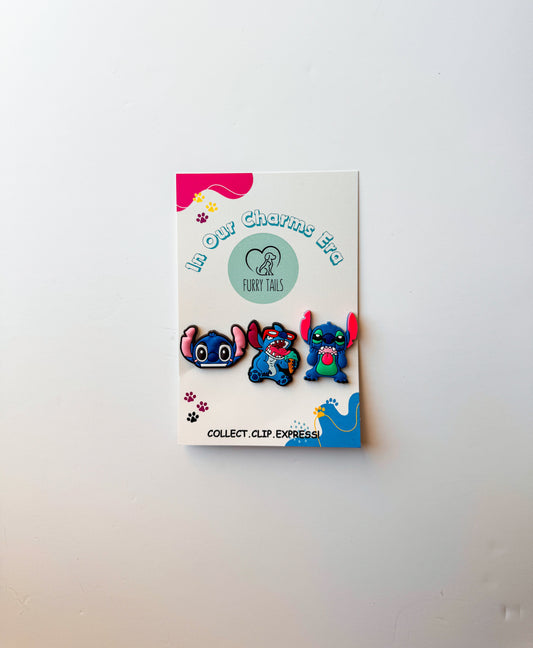 Triplet Charm Set - "Stitch Lover"