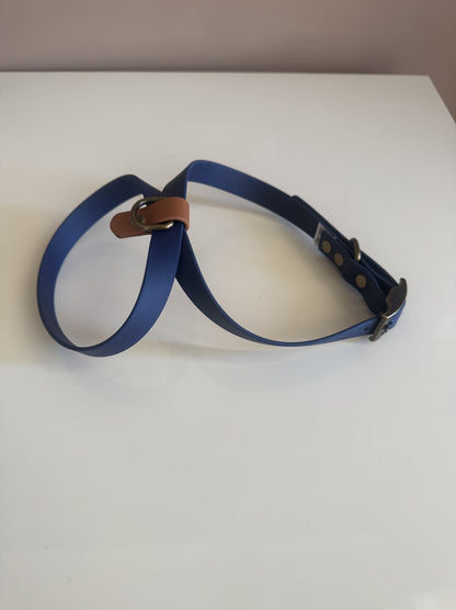Biothane Harness –Blue & Brown