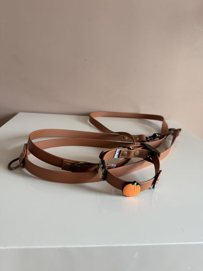 Biothane Handsfree Leash -Light Brown