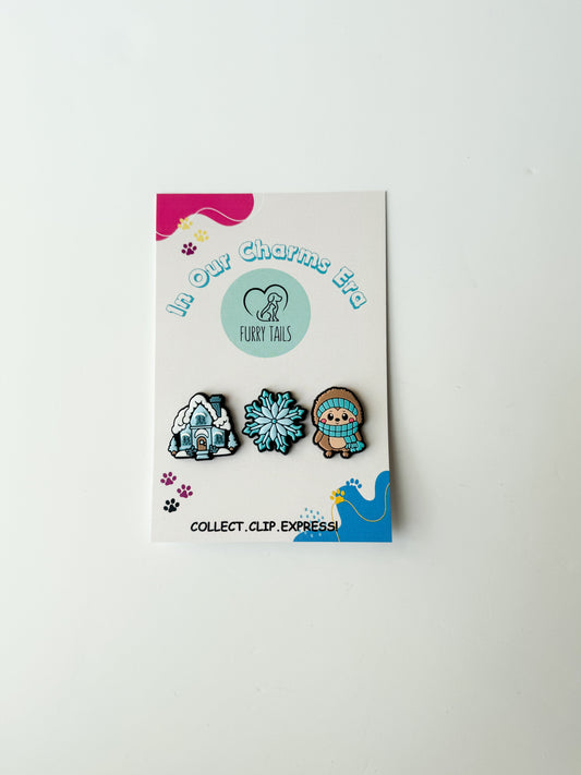 Triplet Charm Set - "Chilly season"