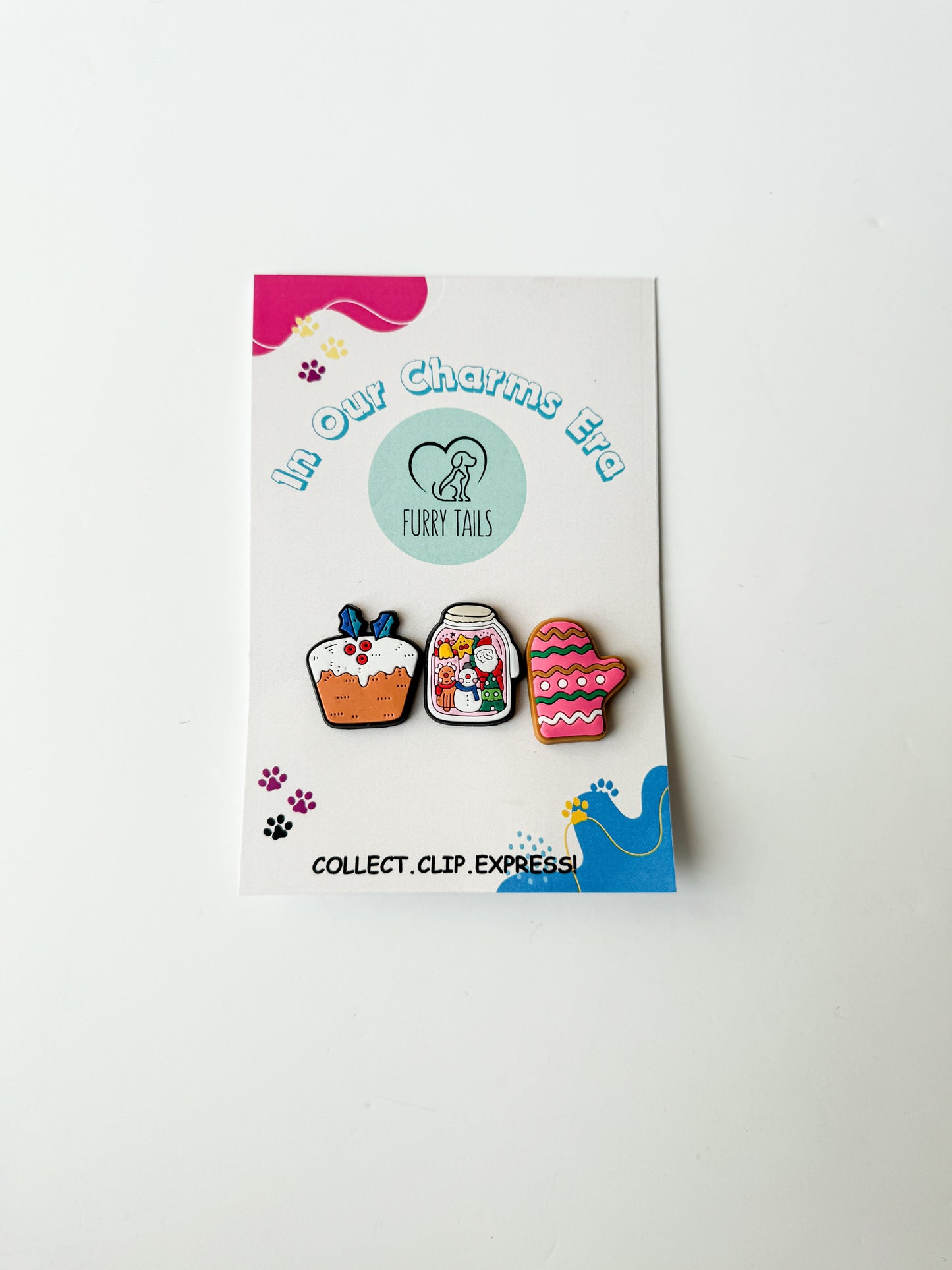 Triplet Charm Set - "Christmas Baking"