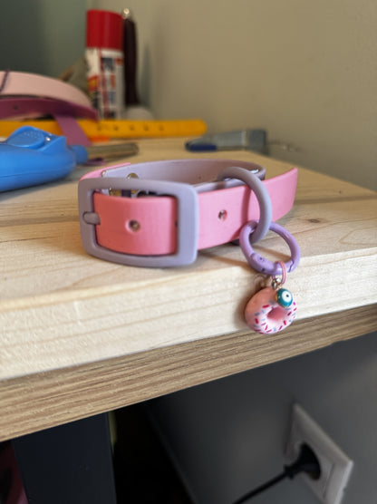 Two Tone Biothane Waterproof Collar -Pink & Purple - Pastel Purple Accessories